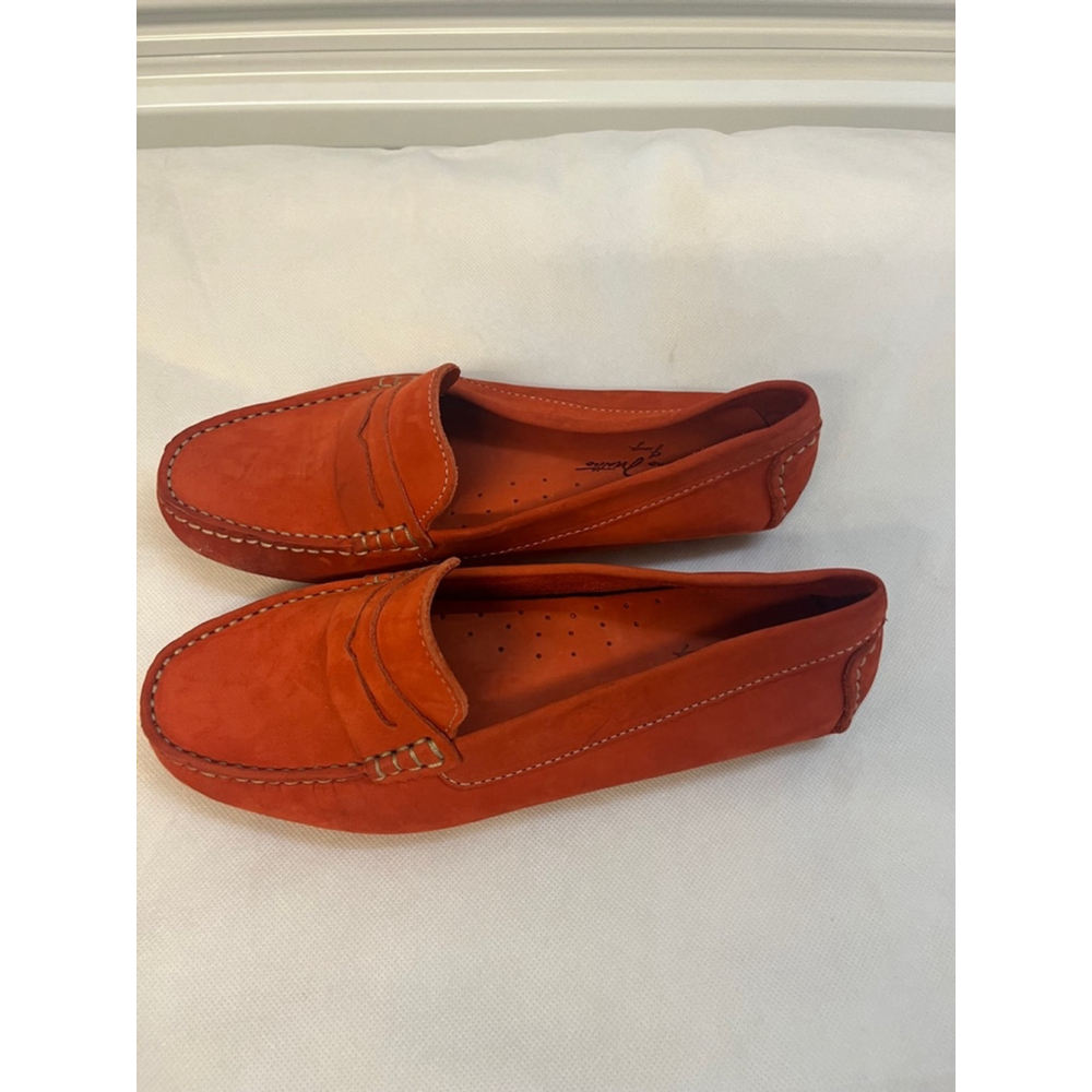 Massimo Matteo Firenze Women’s Penny Keeper, Orange Slip-On Loafers, Size 8B - Picture 3 of 8